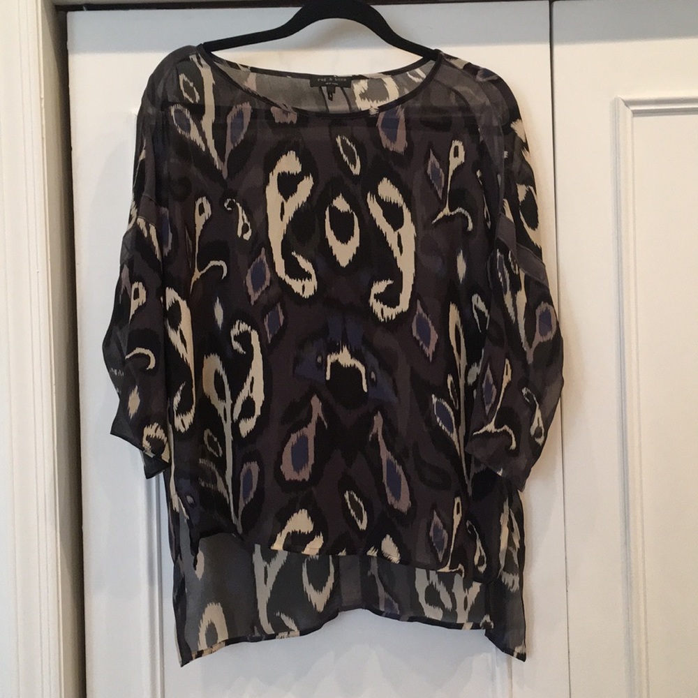 Silk Rag and Bong 3 Quarter Sleeve Shirt